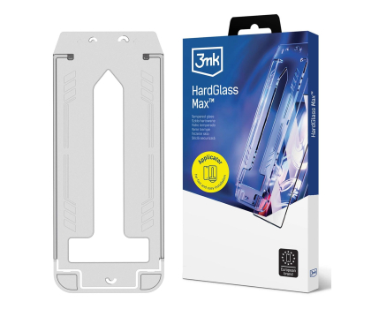 Szkło i folia ochronna 3mk Hardglass Max do Apple iPhone 15 Pro Max (z aplikatorem)